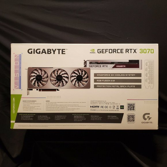 GIGABYTE - NVIDIA GeForce RTX 3070 VISION OC 8GB G - Picture 2 of 3